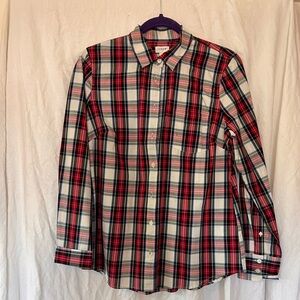 J Crew Plaid Button Down